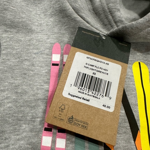 Kids The North Face Hoodie YXS - Picture 2 of 2